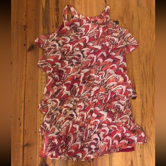 Pink Ruffle Dress - Picture 2 of 3